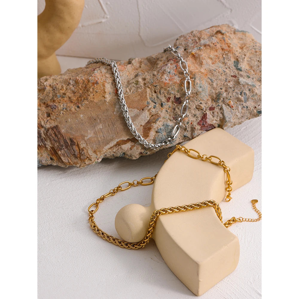 Colar Corrente Duplo Padrão