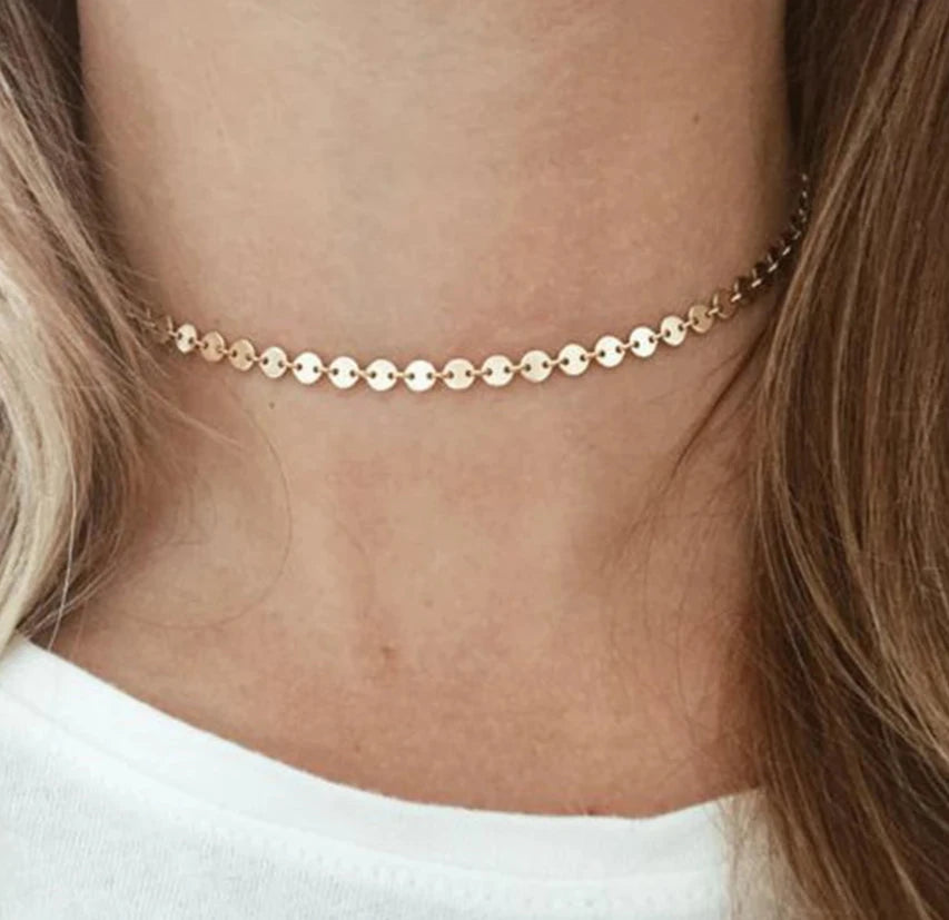 Colar Choker Minimalista