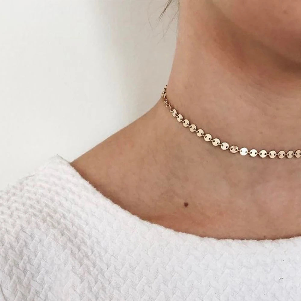 Colar Choker Minimalista