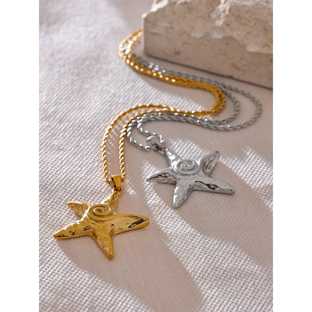 Colar Estrela do Mar em Ouro 18k