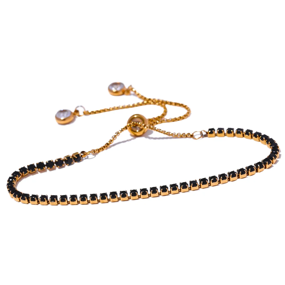 Pulseira Cúbica Cravejada Zircônia