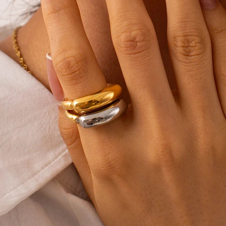 Anel Minimalista Smile