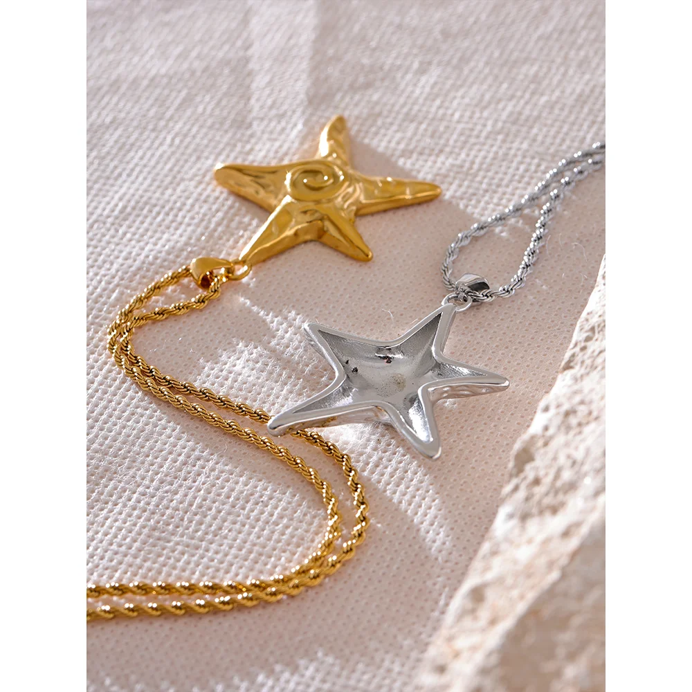 Colar Estrela do Mar em Ouro 18k