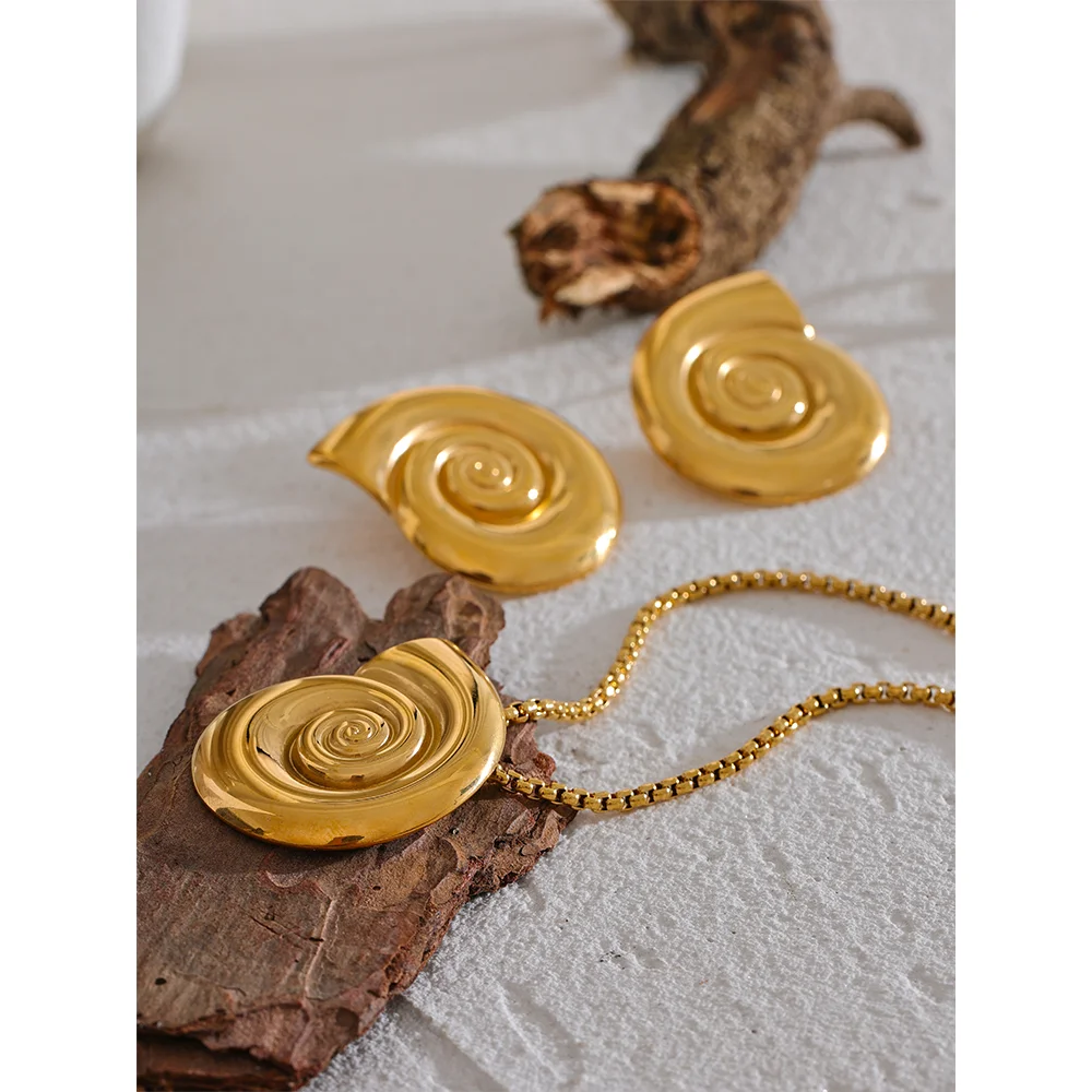 Colar Caracol em Ouro 18k