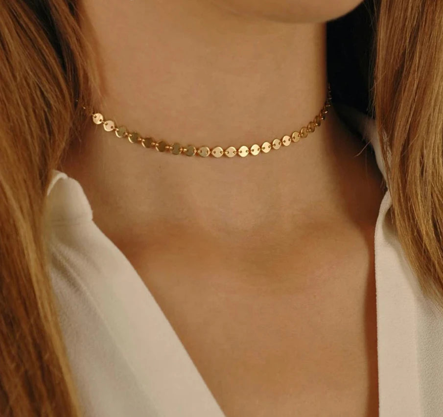 Colar Choker Minimalista