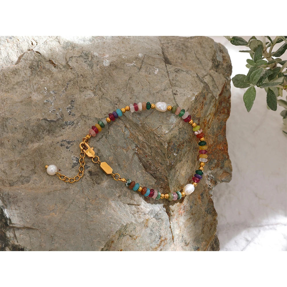 Pulseira Pedras Naturais Luxury