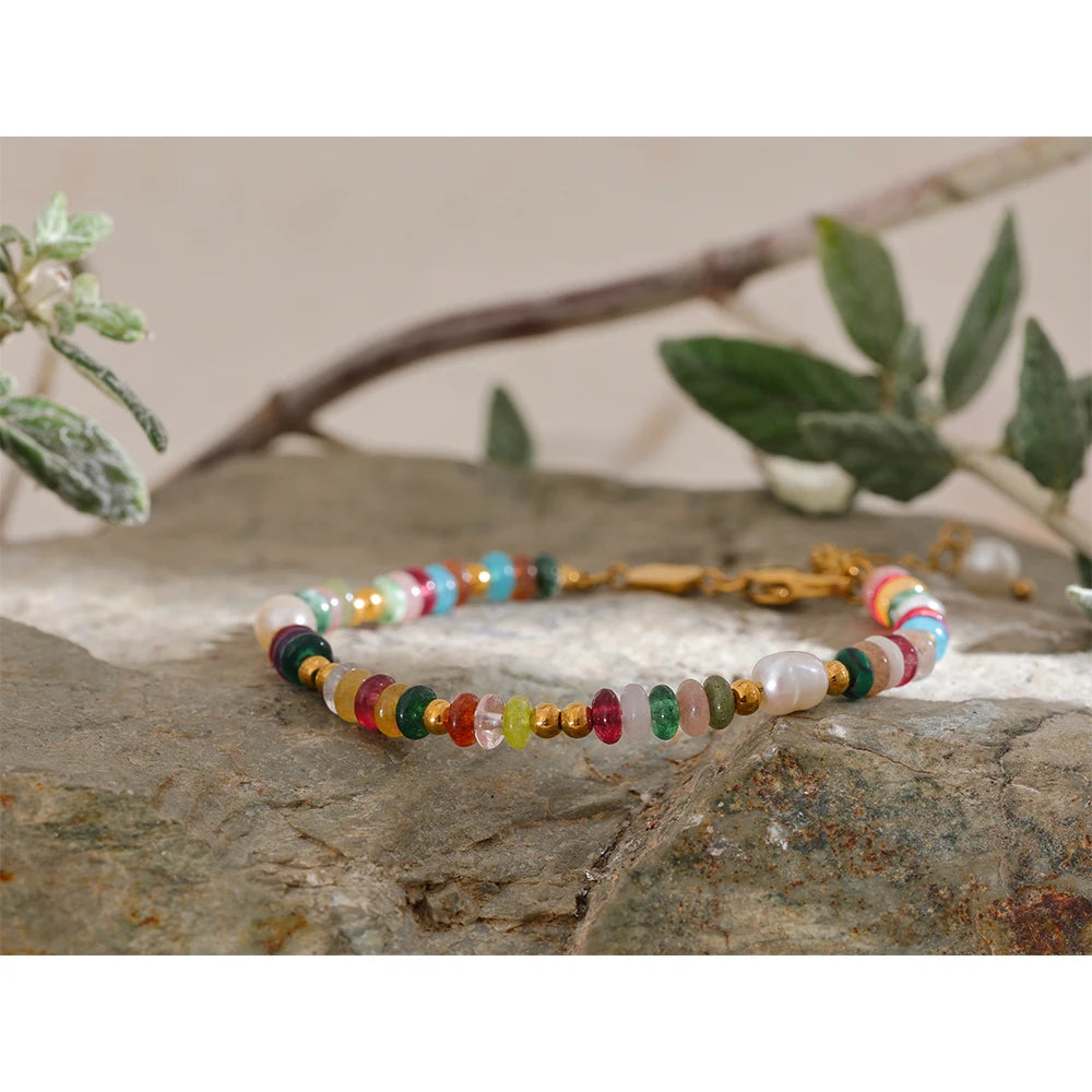 Pulseira Pedras Naturais Luxury