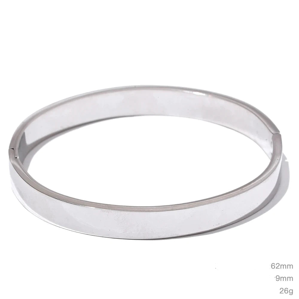 Pulseira Bracelete Liso Minimalista