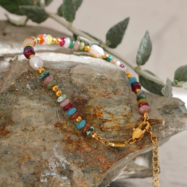 Pulseira Pedras Naturais Luxury