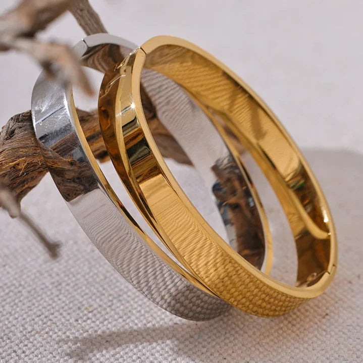 Pulseira Bracelete Liso Minimalista