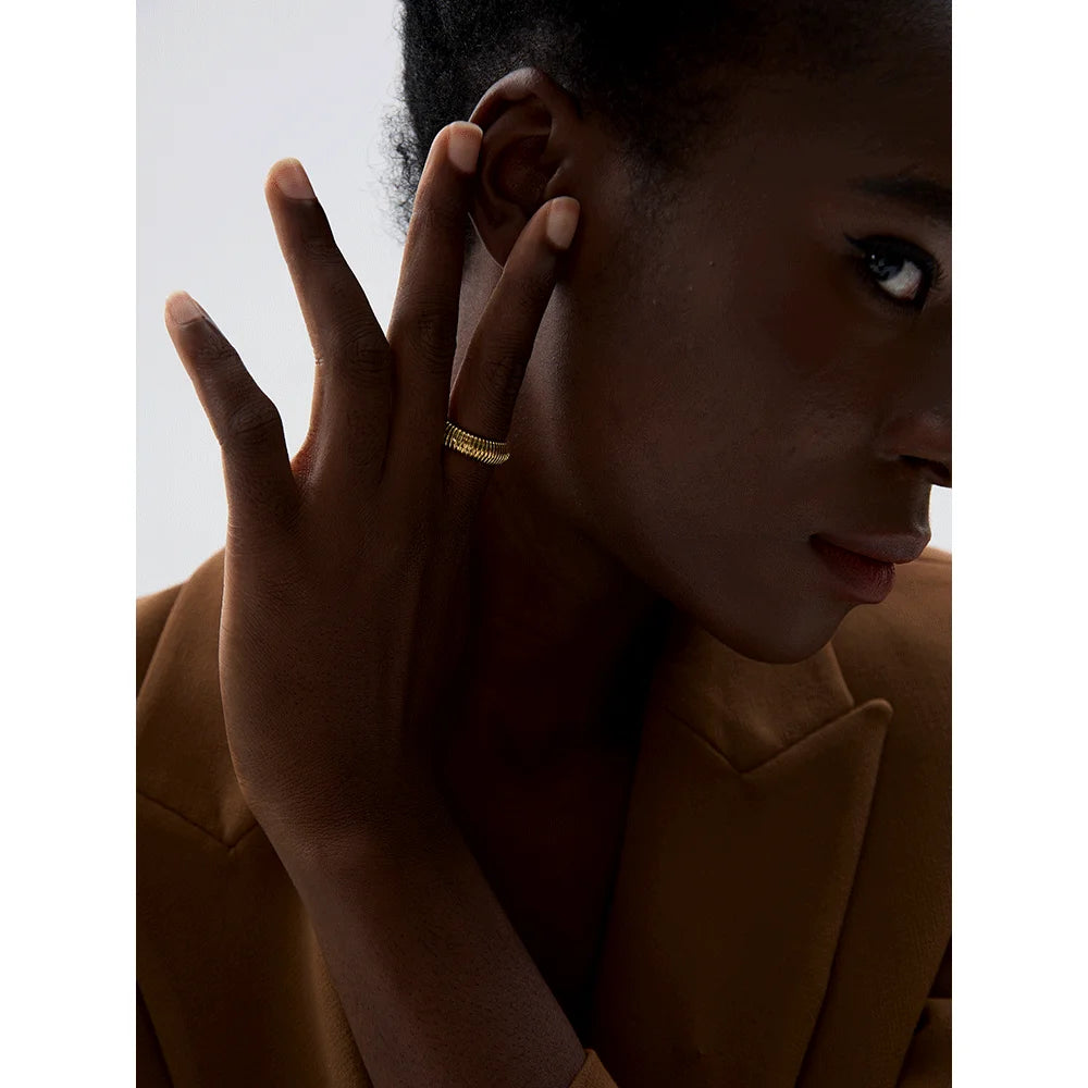 Anel Ajustável Elastic Minimalista