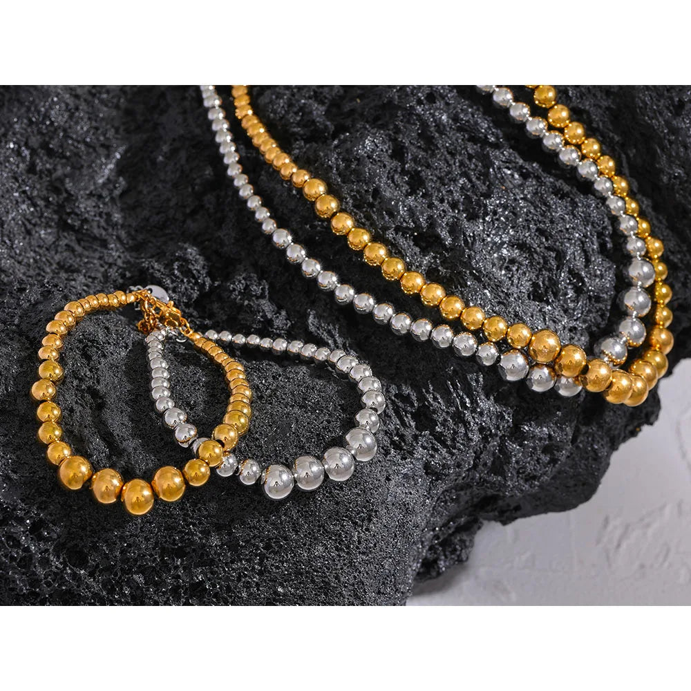 Pulseiras Esferas Crescentes e Decrescentes