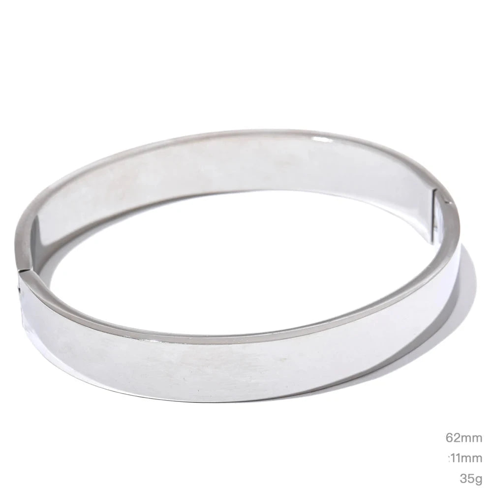 Pulseira Bracelete Liso Minimalista