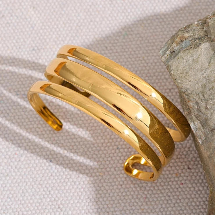 Bracelete Triplo Estilizado Minimalista