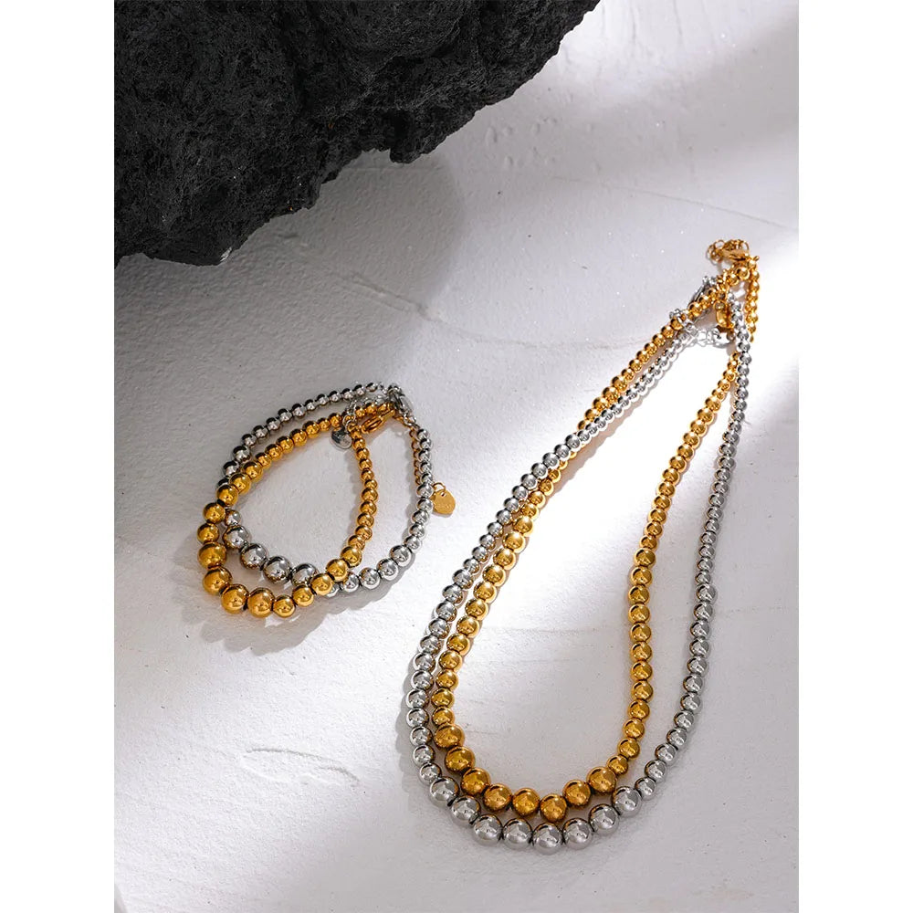 Pulseiras Esferas Crescentes e Decrescentes