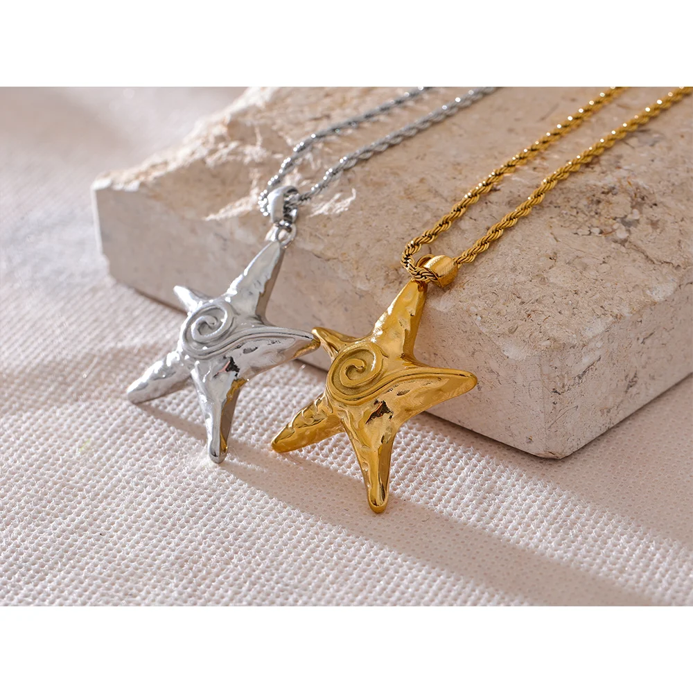 Colar Estrela do Mar em Ouro 18k