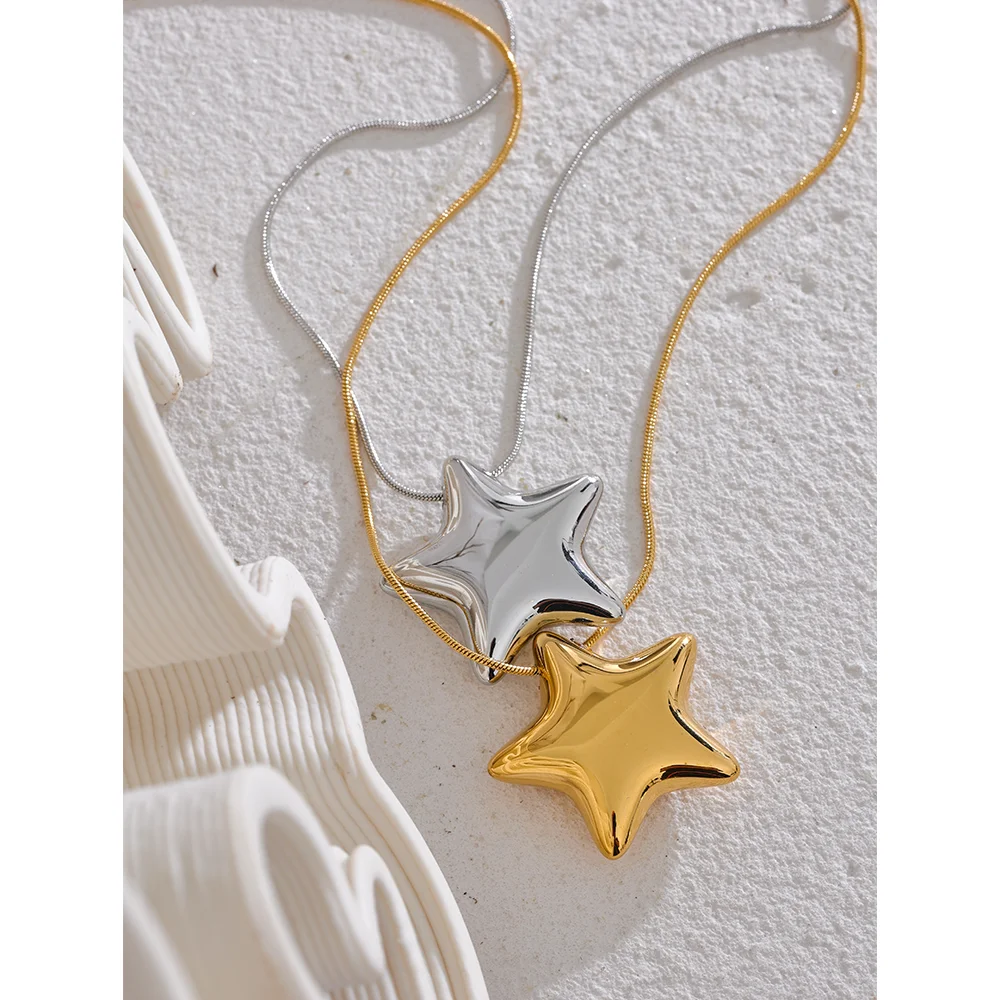 Colar Estrela Minimalista em Ouro 18k