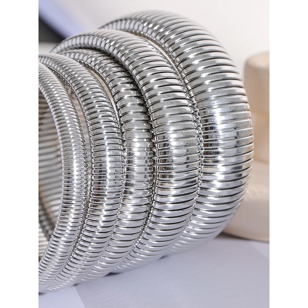 Pulseira Bracelete Elástico Design Minimalista