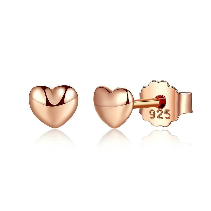 Brinco Cute Heart em Prata 925