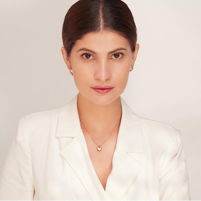 Colar Pingente Coração Cute Ouro 18k