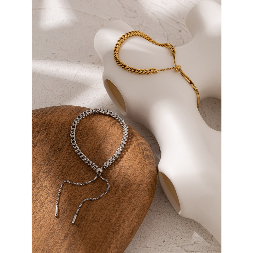 Pulseira Ajustável Corrente Classe