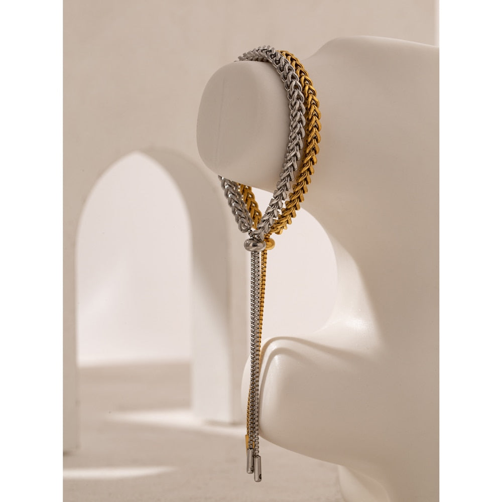 Pulseira Ajustável Corrente Classe