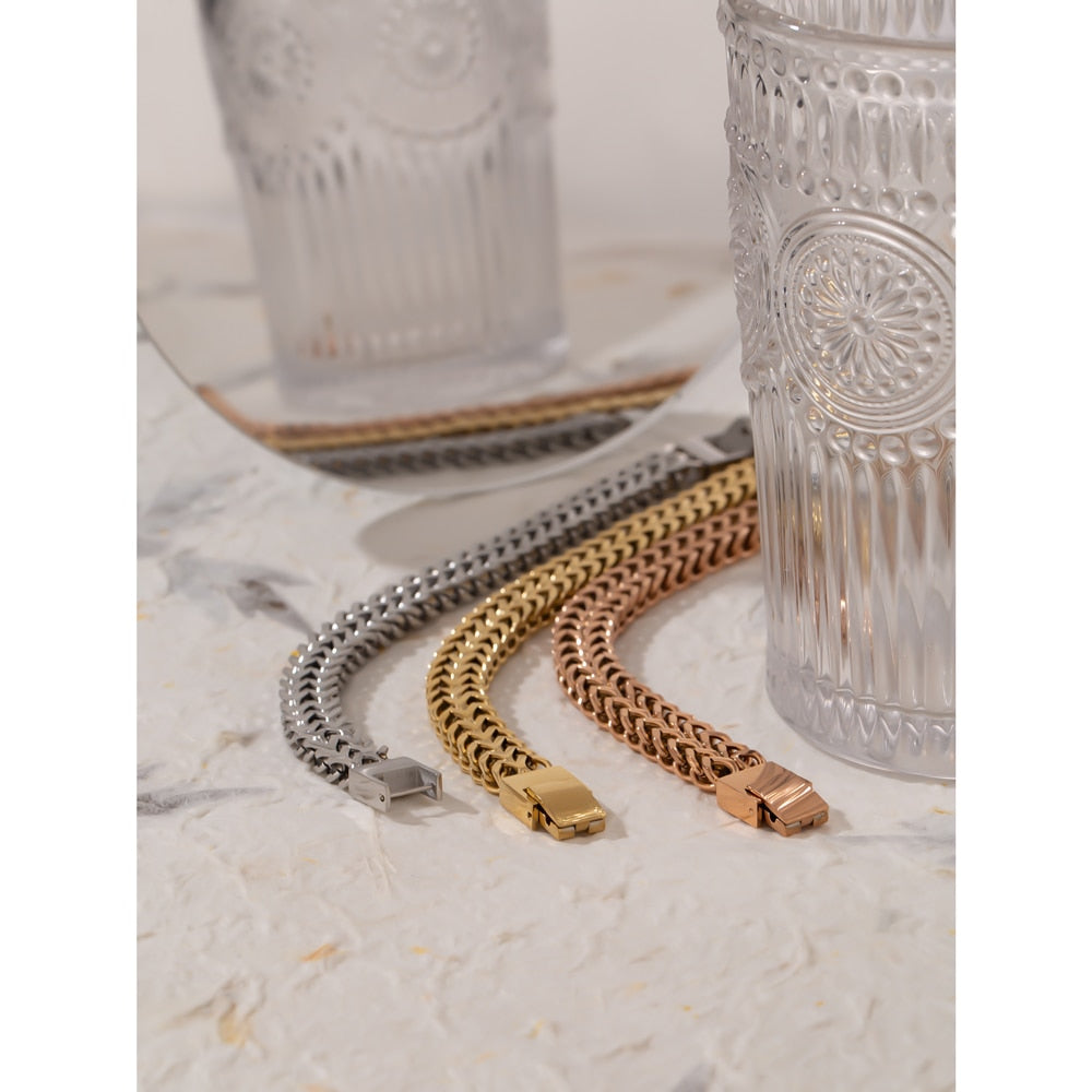 Pulseira Corrente Cubana Exclusiva