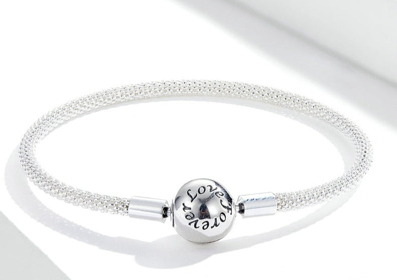 Pulseira Esfera Amor Para Sempre em Prata 925
