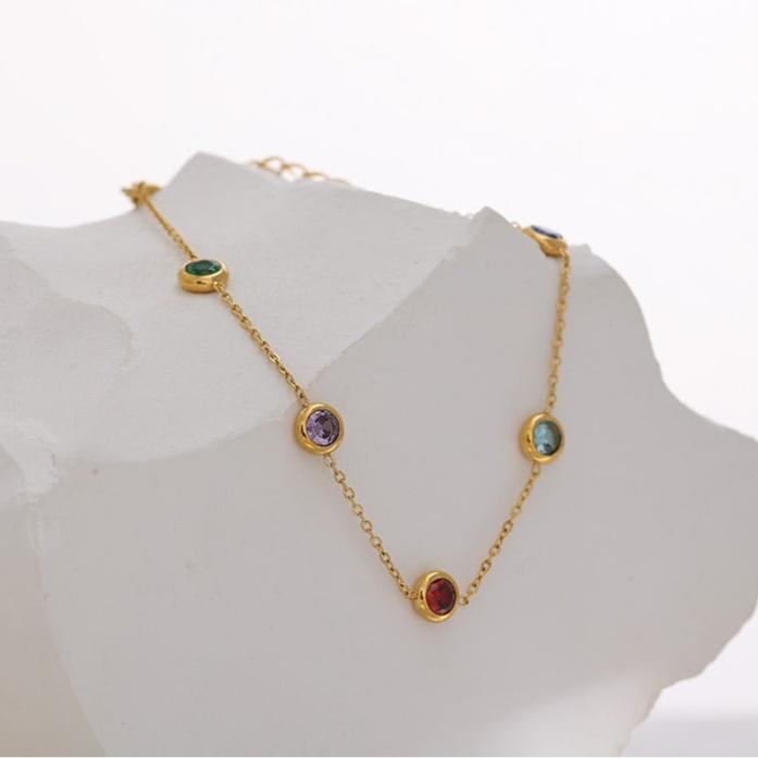 Pulseira Zircônia Circulares Vertti