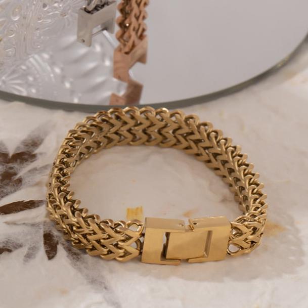 Pulseira Corrente Cubana Exclusiva