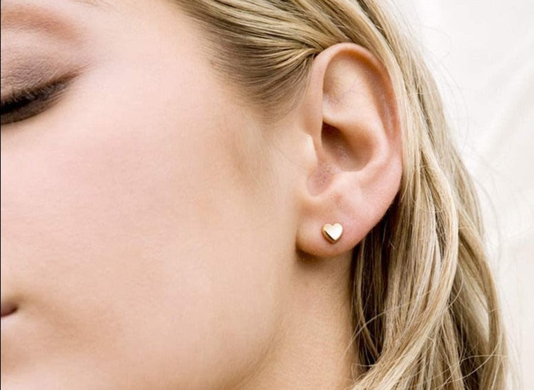 Brinco Cute Heart em Prata 925