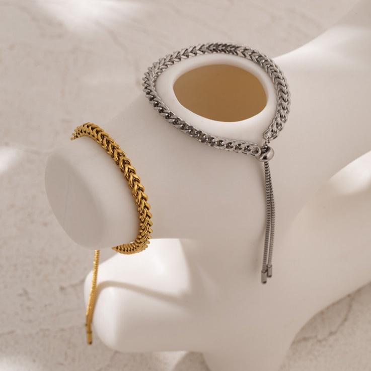 Pulseira Ajustável Corrente Classe