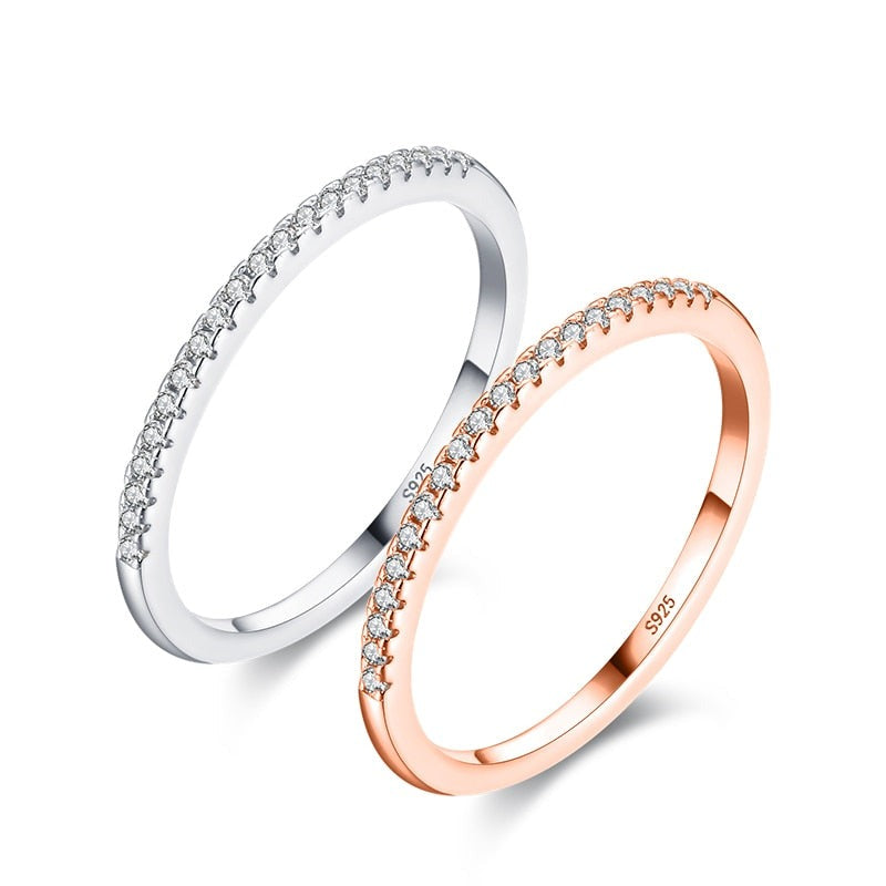 Anel Aparador Zircônia Cravejado em Prata 925