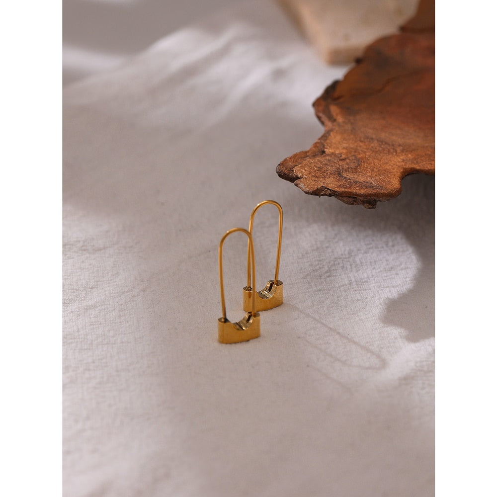 Brinco Cadeado em Ouro