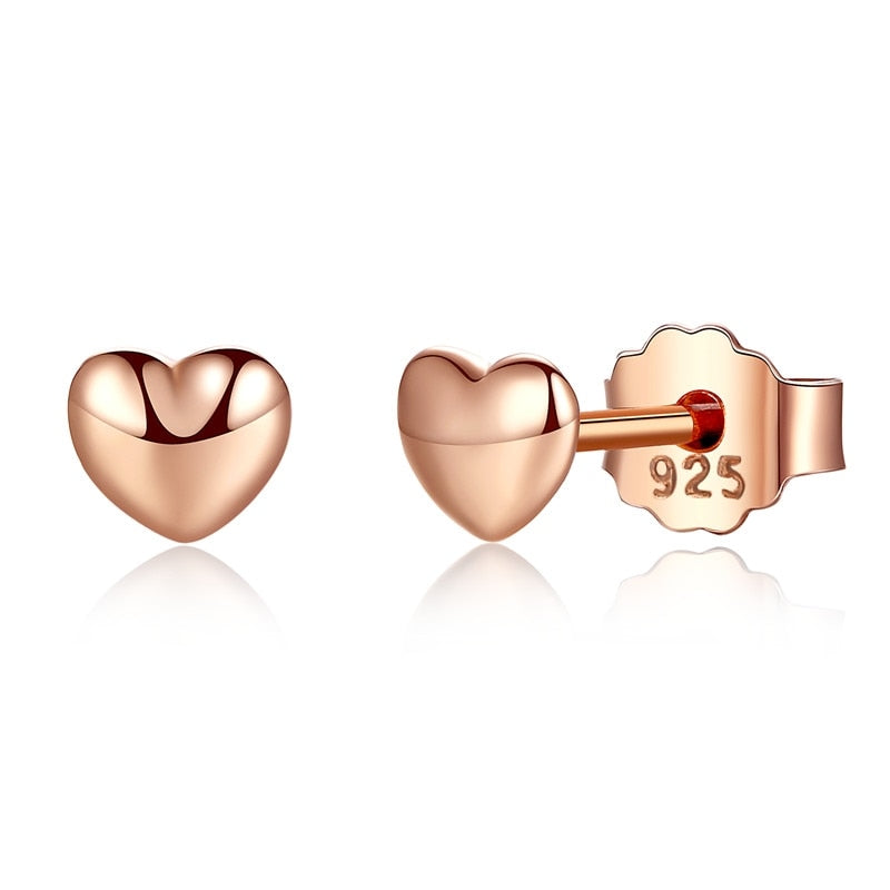 Brinco Cute Heart em Prata 925