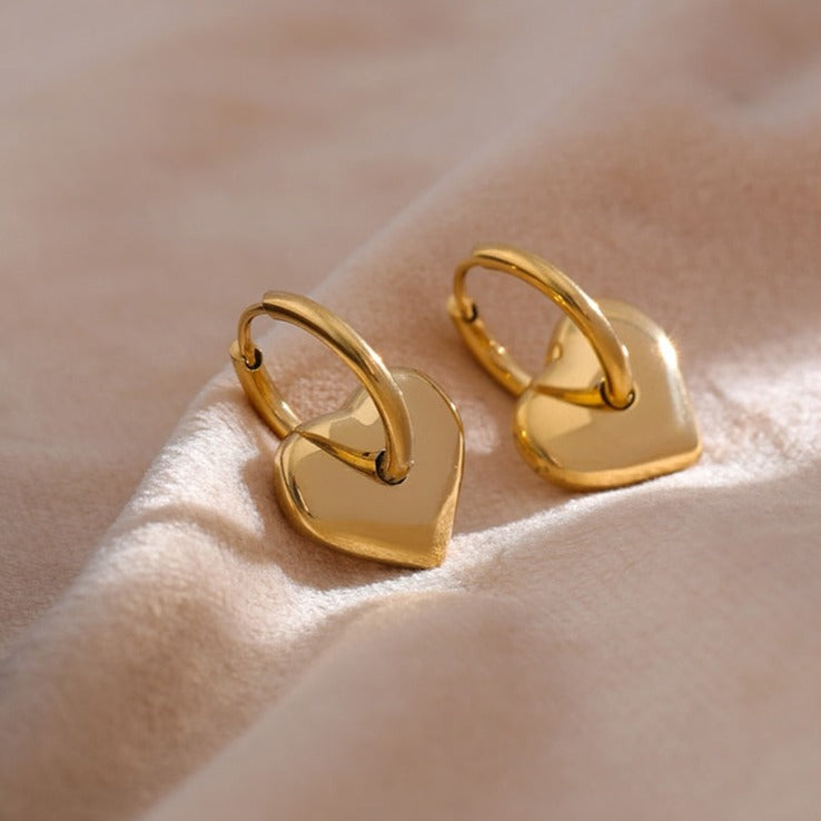Brinco Argola Coração