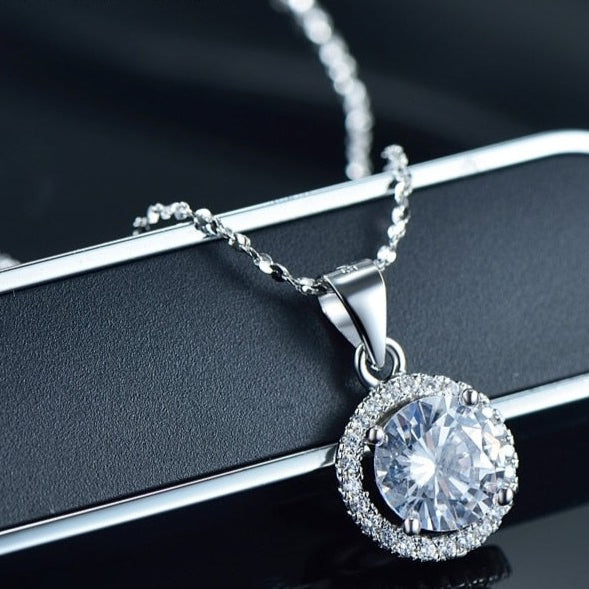 Colar Luxury Redondo Zircônia em Prata 925