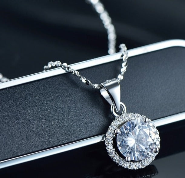 Colar Luxury Redondo Zircônia em Prata 925