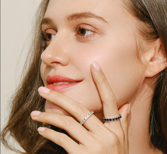 Anel Luxury Zircônia Cúbica em Prata 925