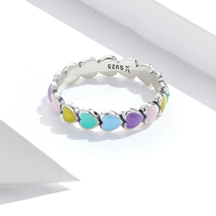 Anel Light Colors em Prata 925