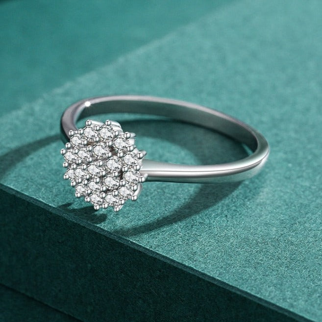 Anel Sparkling Zircônia em Prata 925