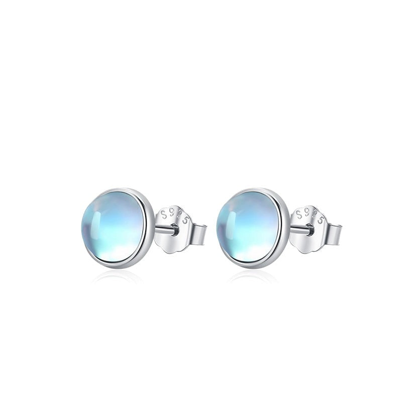 Brinco Moonstone em Prata 925