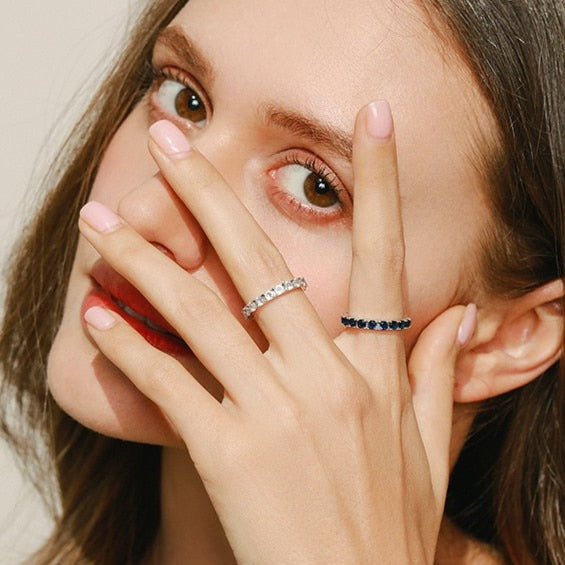 Anel Luxury Zircônia Cúbica em Prata 925