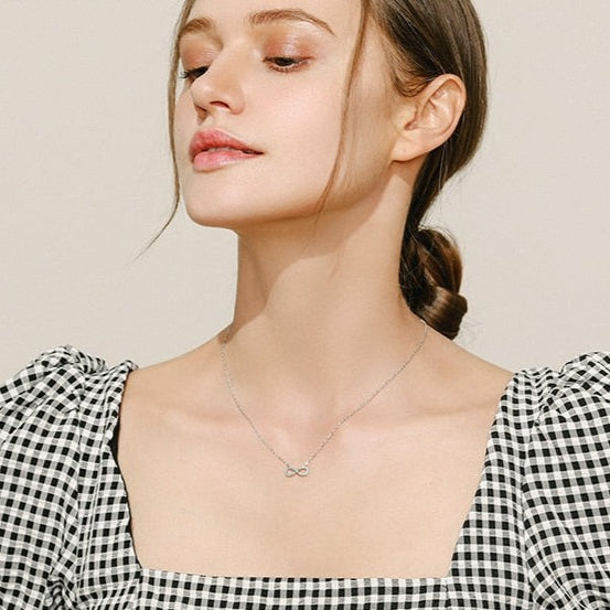 Colar Infinito Turquesa em Prata 925