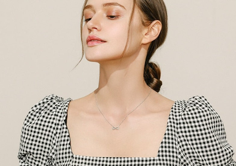 Colar Infinito Turquesa em Prata 925