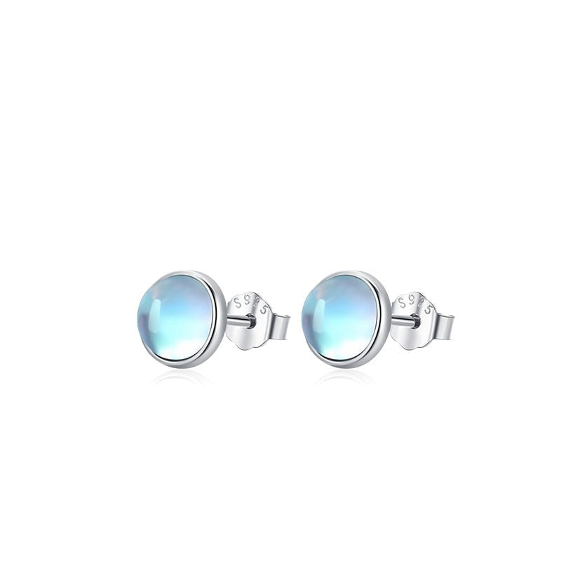 Brinco Moonstone em Prata 925