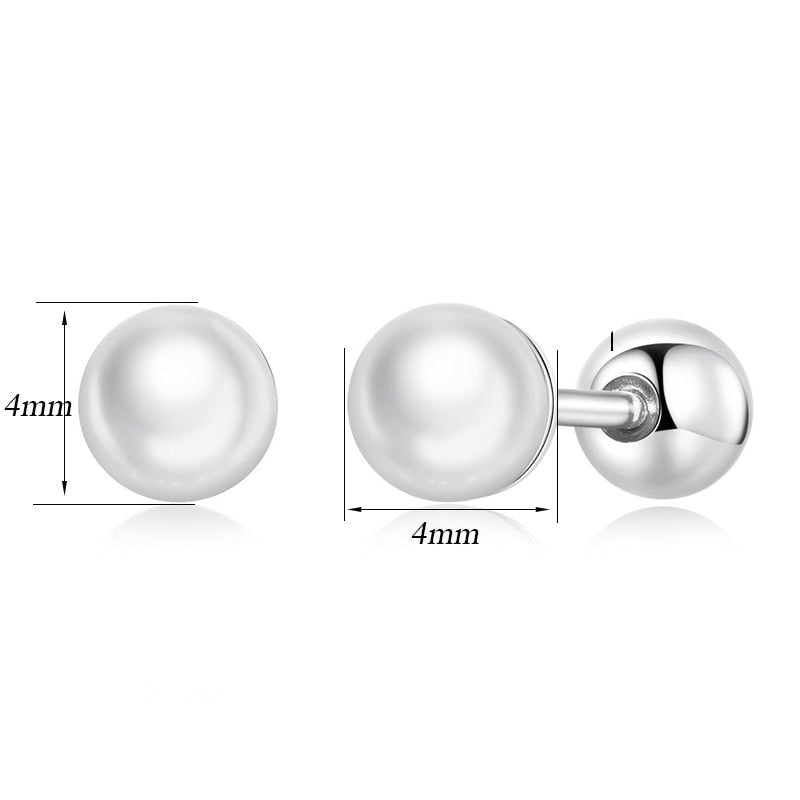 Brinco Pérola Minimalista em Prata 925