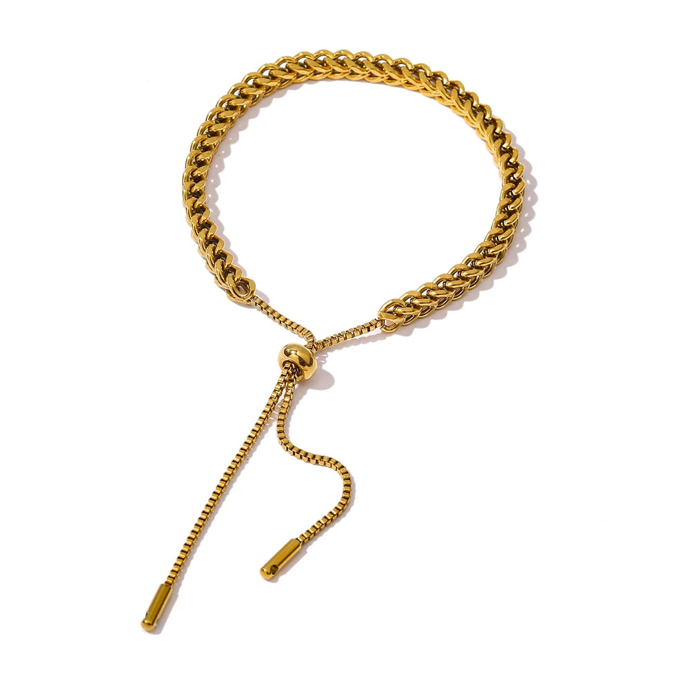 Pulseira Ajustável Corrente Minimalista