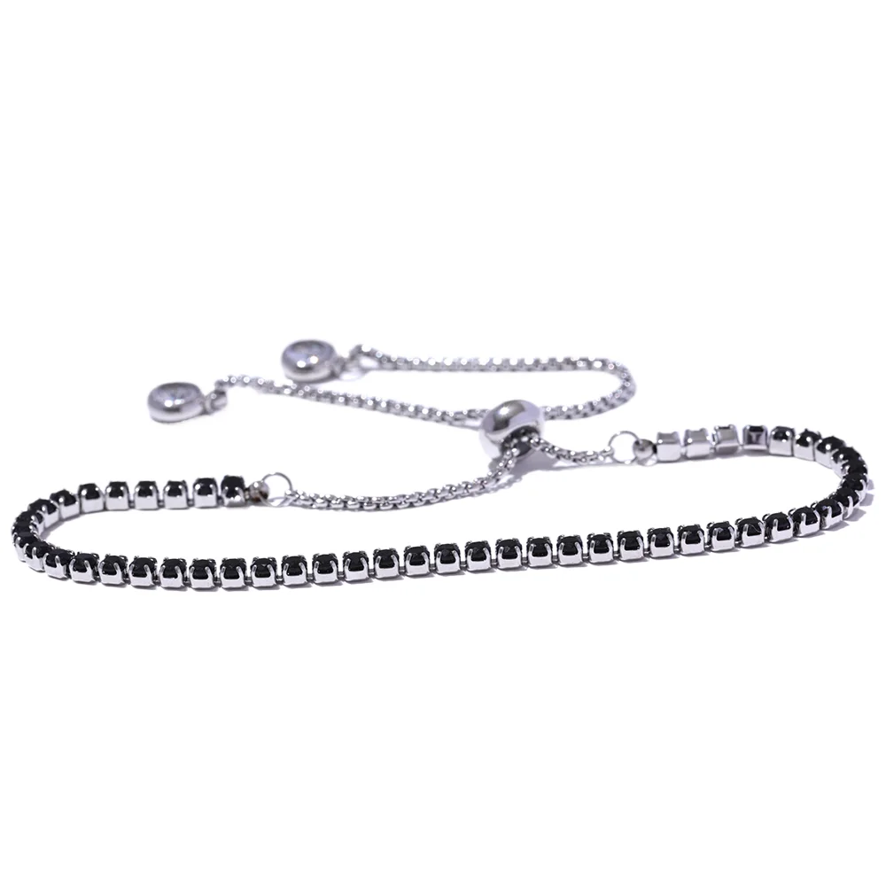 Pulseira Cúbica Cravejada Zircônia