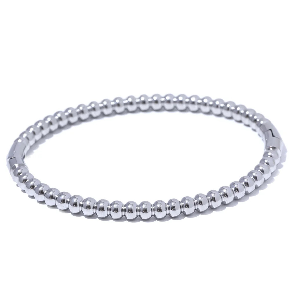Pulseira Bracelete Esferas Polidas